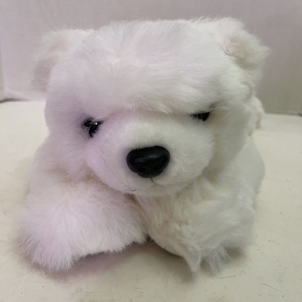 TY Classics 1997 18” White Polar Bear Plush  Laying Fluffy Soft Stuffed Animal